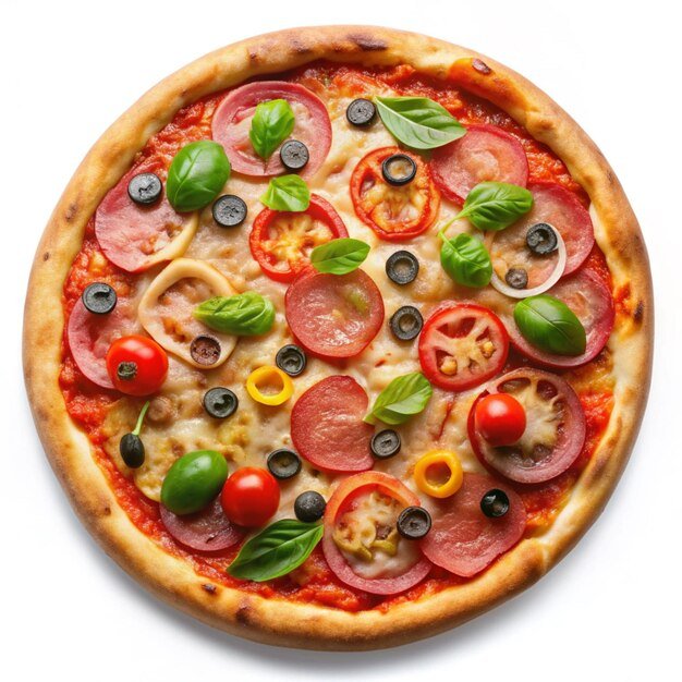 Classic veggie pizza
